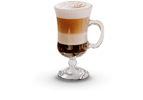 Latte macchiato con espuma Barcelona